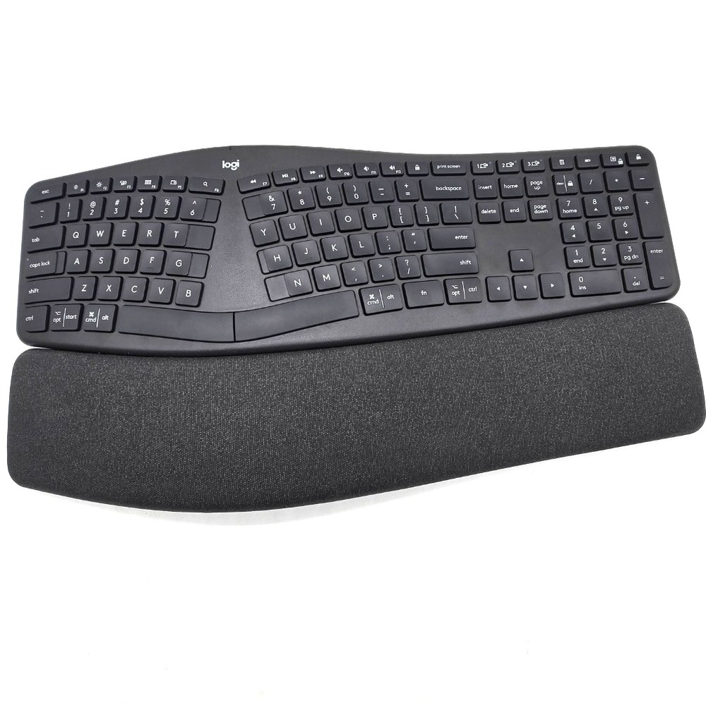 Logitech K860 Wireless Bluetooth Ergonomic Keyboard Split Design PC Mac Black